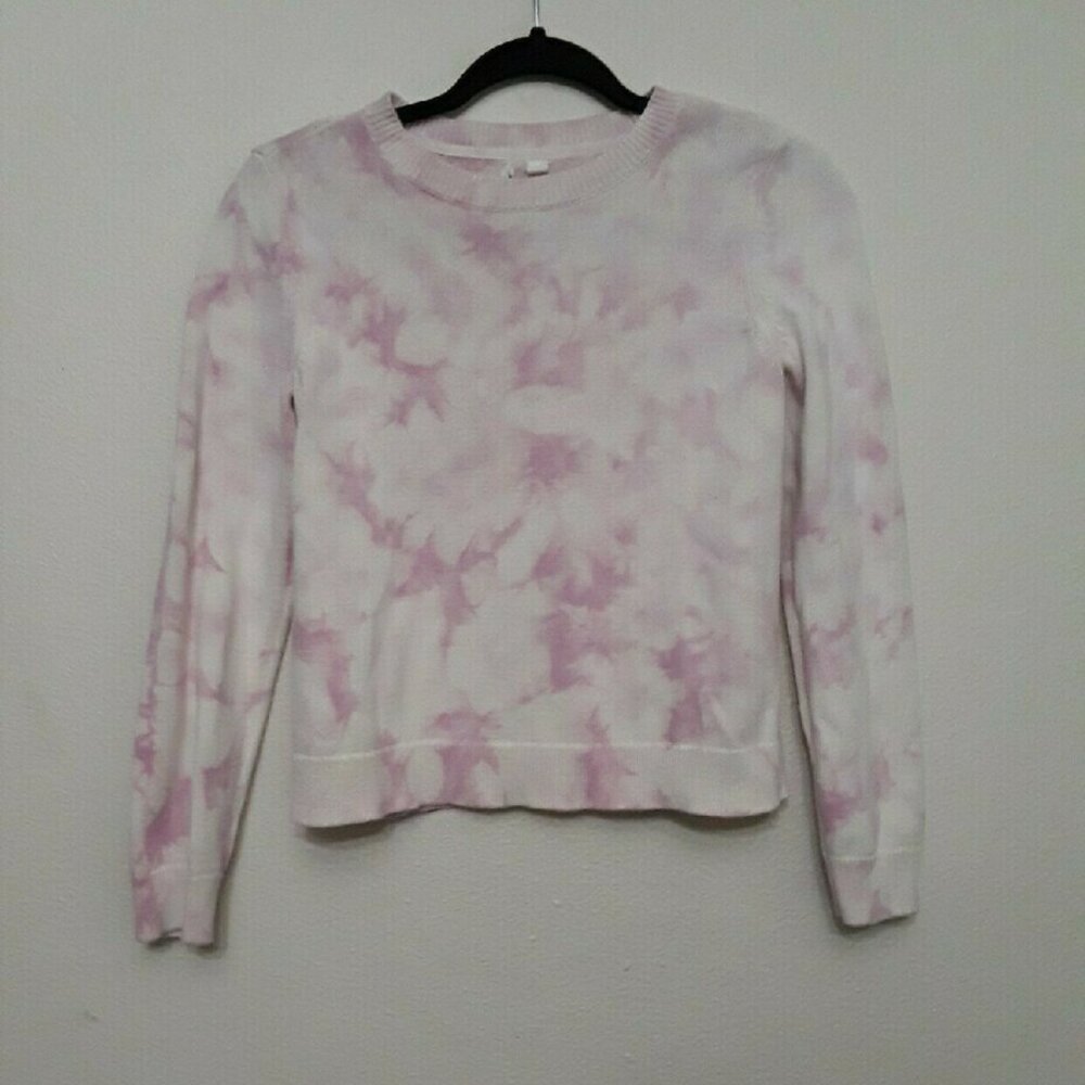 GAP Kids Pink Tie-Dye Sweater